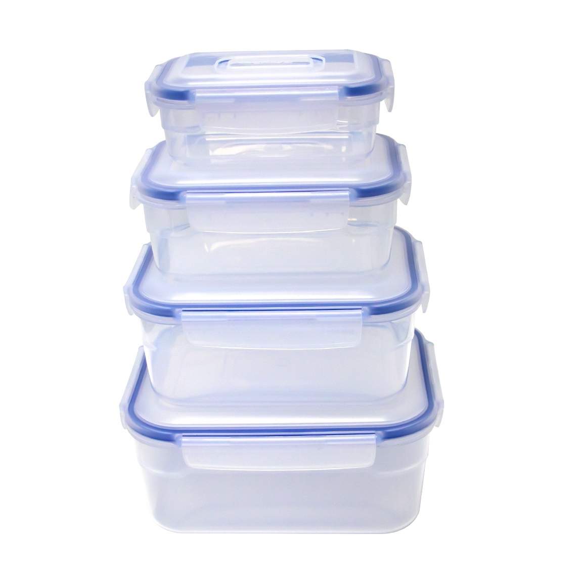 Sæt med opbevaringsbokse - 4 stk.