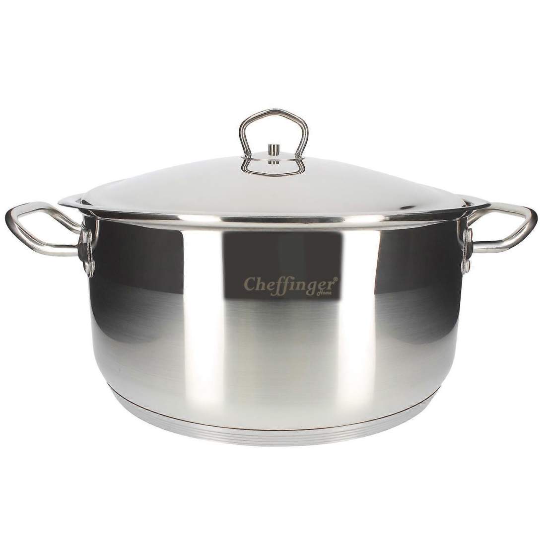 Stor gryta 30 cm med lock - Rostfritt stål | Hem & Hobby - Hem & Hushåll - Kök - Köksredskap - Övriga Köksredskap | Pryloteket