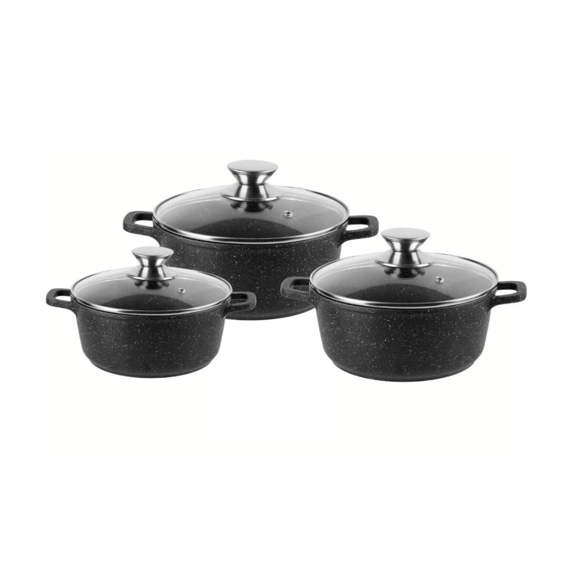 Kastrullset - 6 Delar | Hem & Hobby - Hem & Hushåll - Kök - Köksredskap - Kastruller - Kastrullset | Pryloteket