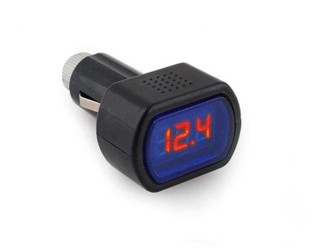 Digitalt voltmeter 12V til køretøjer og både