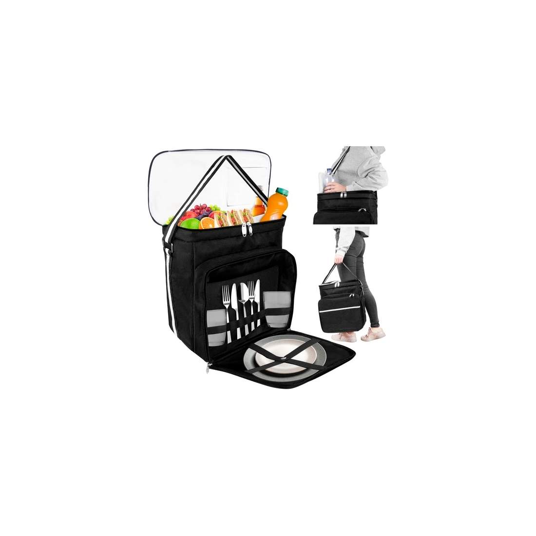 Termisk Picknickväska med Isolerande Foder | Elektronik - Tillbehör Mobil & Surfplatta - Mobiltillbehör - Mobilkablar - Tillbehör | Pryloteket