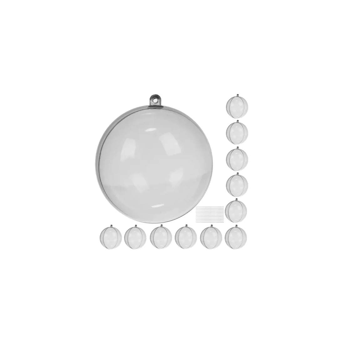 Set med 12 transparenta glaskulor | Elektronik - Tillbehör Mobil & Surfplatta - Skärmskydd - LG | Pryloteket