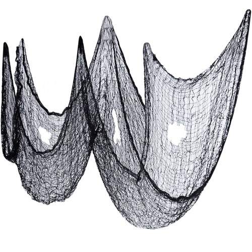 Edderkoppespind dekoration 198x76cm Halloween billede