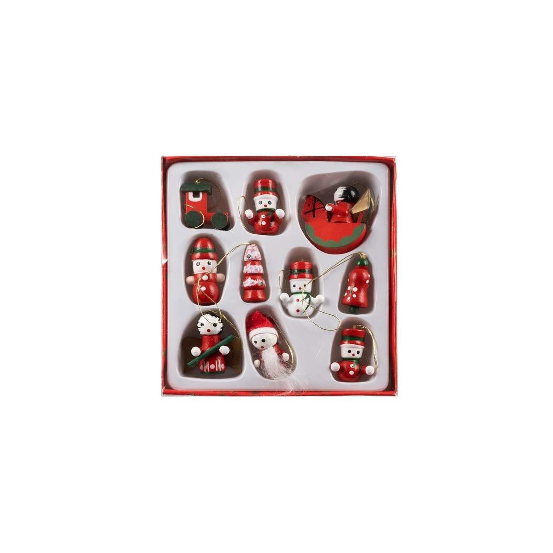 Julgranskulor i glas, 10-pack, eleganta dekorationer | Hem & Hobby - Husdjur | Pryloteket