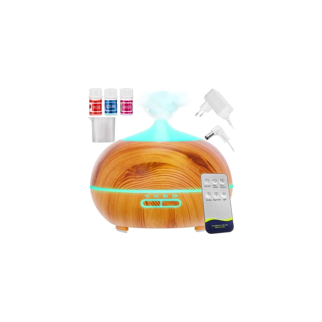 Aromadiffuser Luftfuktare 400ml LED Timer | Hem & Hobby - Hem & Hushåll - Inomhusklimat - Luftfuktare | Pryloteket