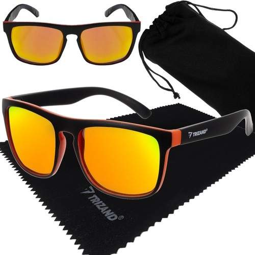 ANDWOOD Mens Sunglasses Polarized UV Protection Wooden Frame Beach Sun Glasses Womens Square Wood Shades Mirrored Green - View #9