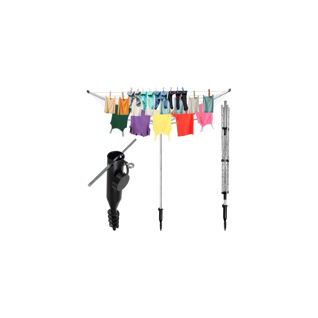 Trädgårdstork med justerbar höjd och UV-skydd | Hem & Hobby - Hem & Hushåll - Tvätt | Pryloteket