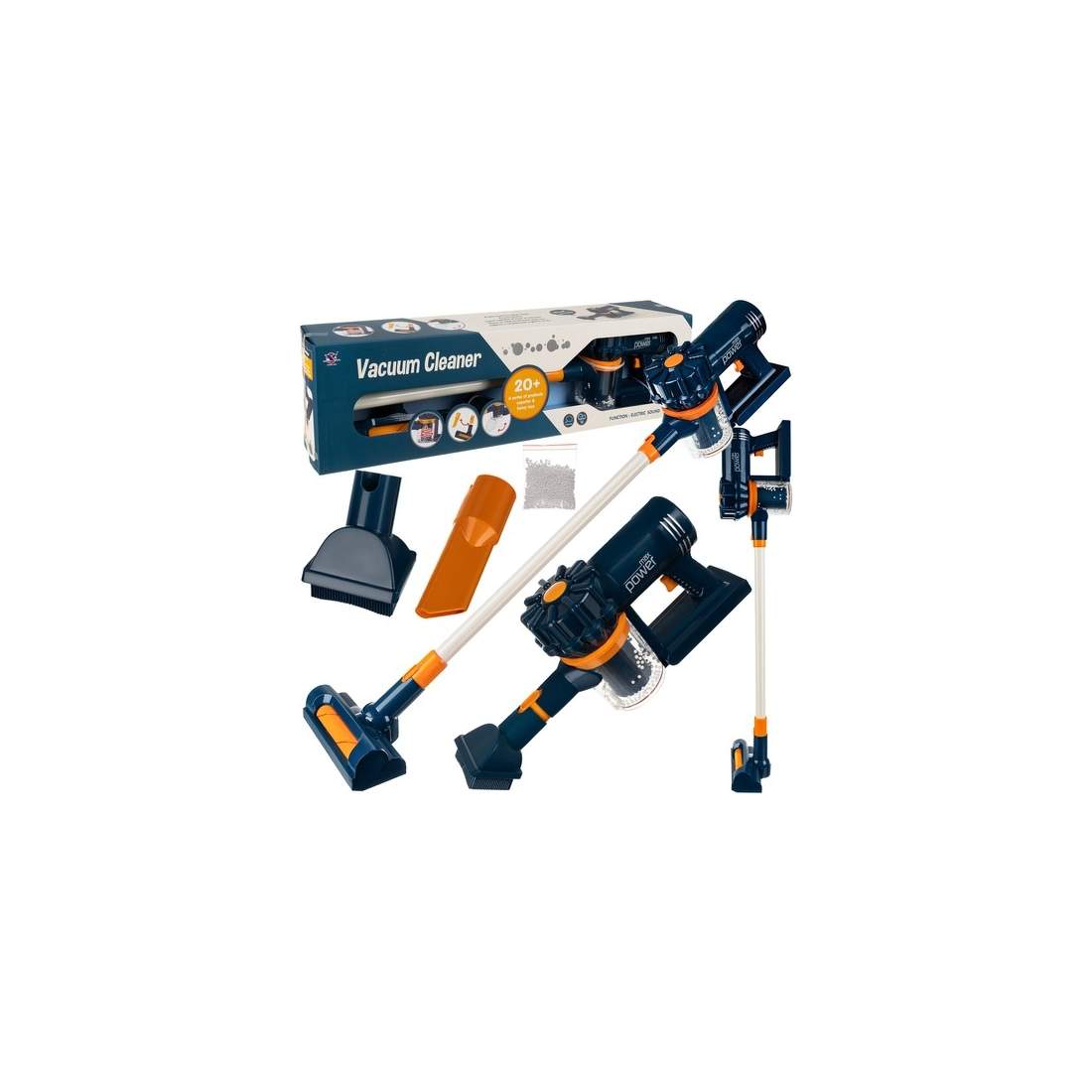 Blå vertikal leksaksdammsugare för barn | Elektronik - Tillbehör Mobil & Surfplatta - Mobiltillbehör - Mobilkablar - Tillbehör | Pryloteket