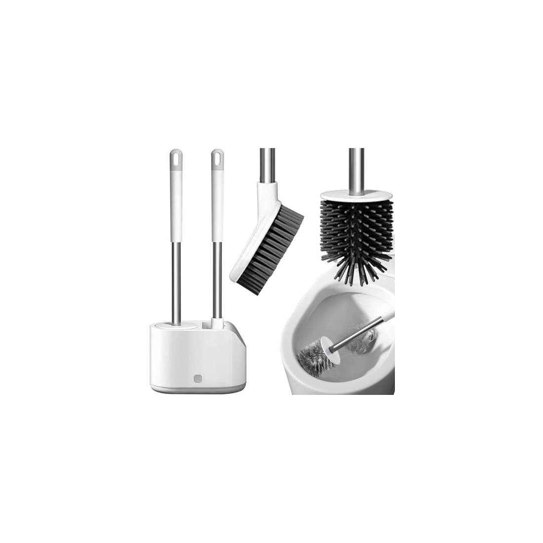 Ergonomisk badrumsborste med halkfritt grepp | Hem & Hobby - Hem & Hushåll - Badrum - Toalettborstar | Pryloteket