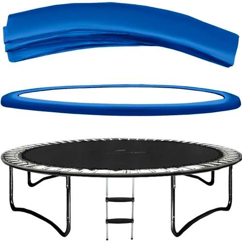 Blåt fjederbetræk til 244 cm trampolin