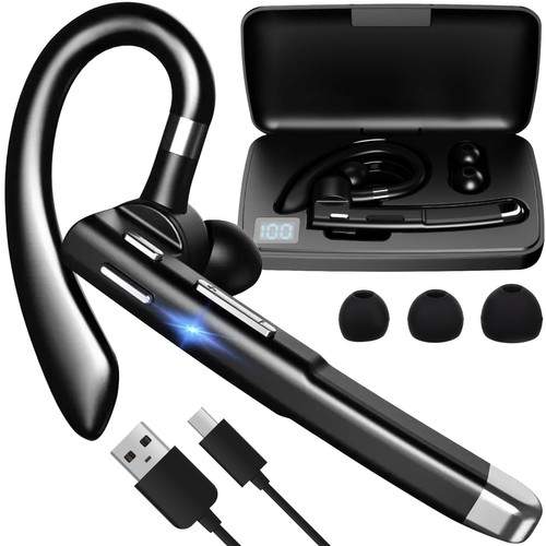 Trådløst Bluetooth headset med støjreduktion