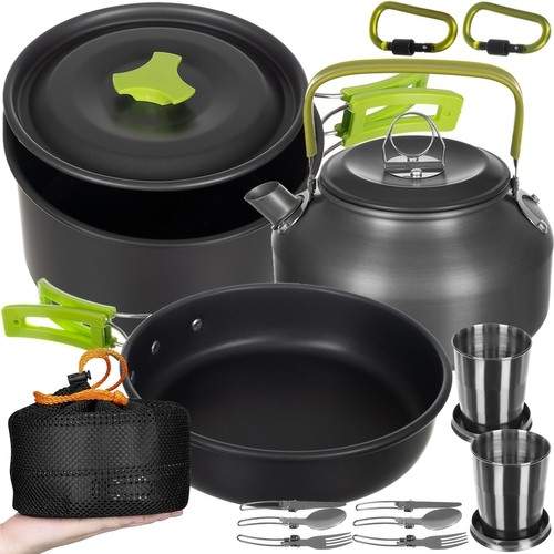 Turistservis i Rostfritt Stål, 18 Delar | Hem & Hobby - Hem & Hushåll - Hushållsapparater - Vattenkokare | Pryloteket