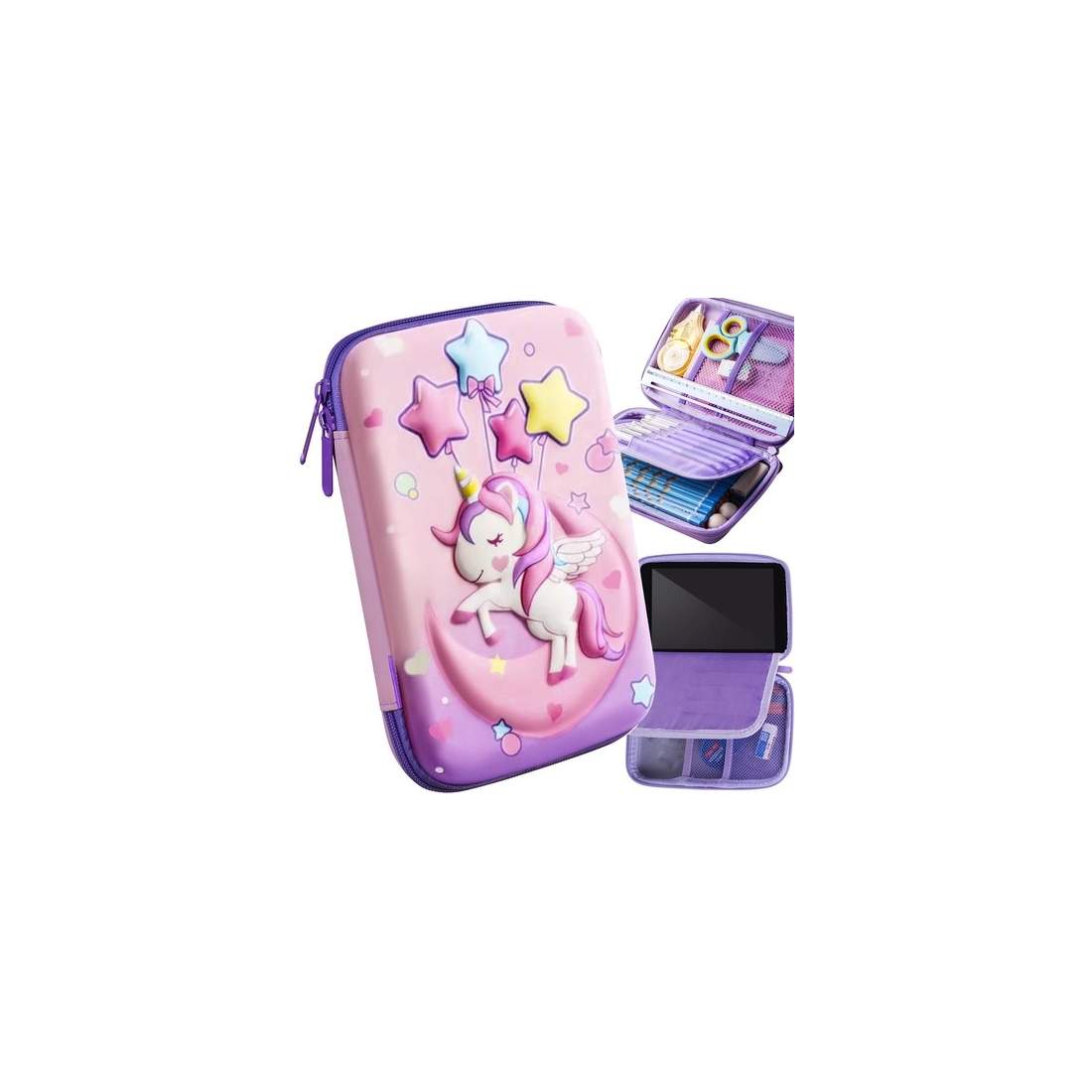 Fällbart pennfodral med unicorn-motiv | Sport & Fritid - Friluftsliv & Camping - Överlevnads- & Nödutrustning - Första Hjälpen | Pryloteket