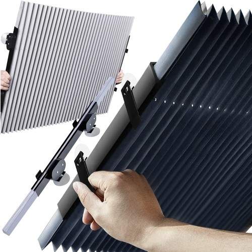 Bilrude rullegardin UV-beskyttelse justerbar