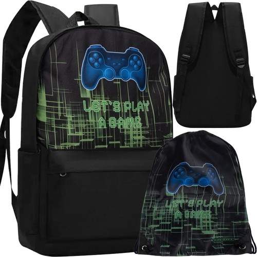 Gamer Rygsæk med Sko- og PE Taske 22L Kapacitet og Ergonomisk Design