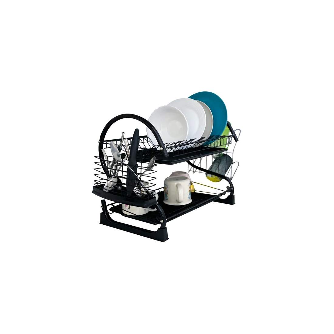 Disktork i rostfritt stål med två nivåer | Hem & Hobby - Hem & Hushåll - Kök - Servering - Bestick | Pryloteket