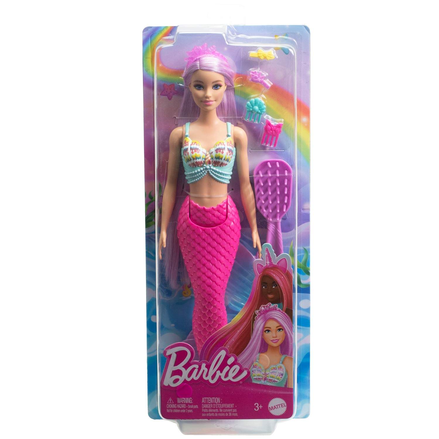 Barbie Long Hair Fantasy -Sjöjungfrudocka | Leksaker & Spel - Leksaker - Leksaksfigurer & Dockor - Dockor - Barbie | Pryloteket