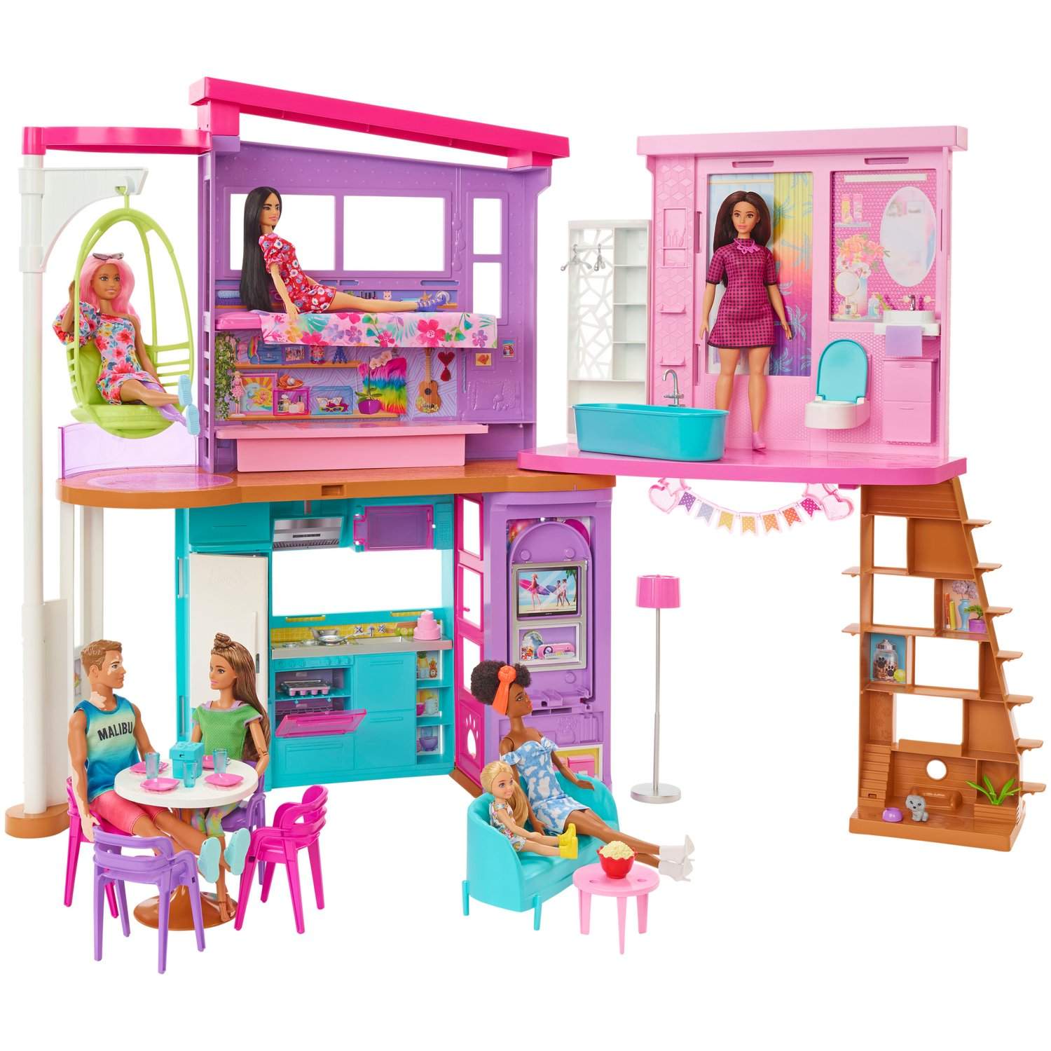 Alternativ bild 1 för Barbie Vacation Malibu House