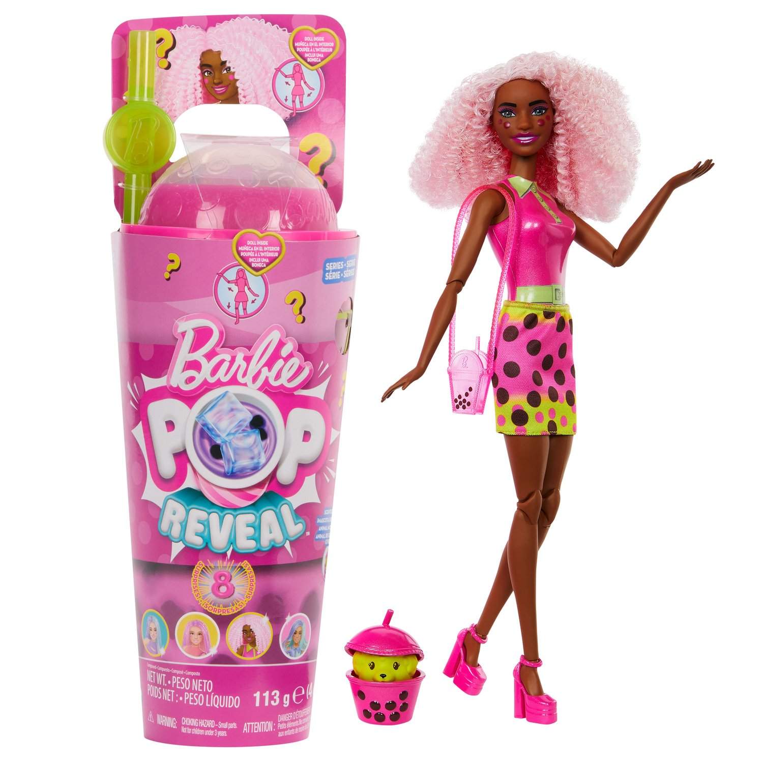 Barbie Pop Reveal Boba Berry Bliss | Leksaker & Spel - Leksaker - Leksaksfigurer & Dockor - Dockor - Barbie | Pryloteket
