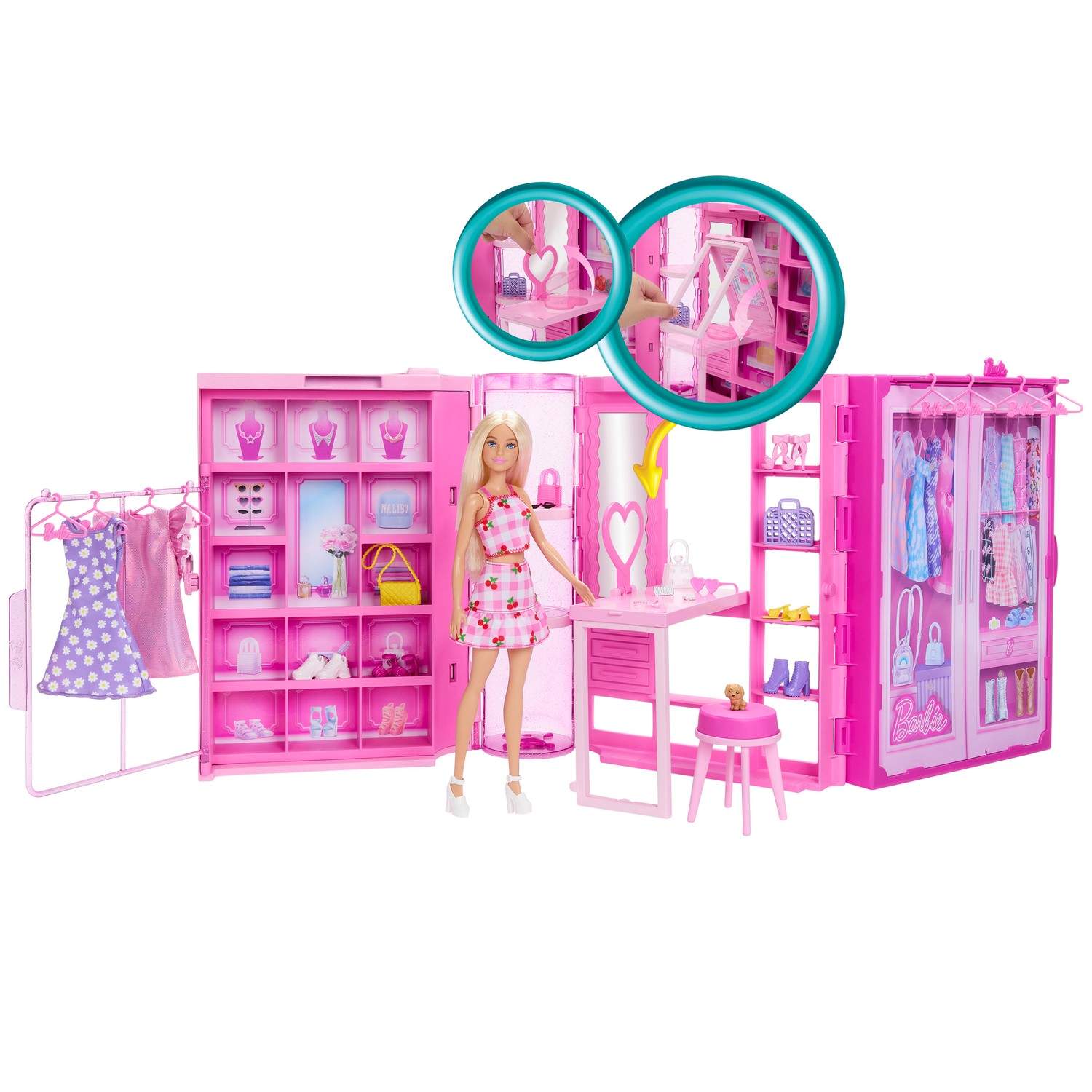 Barbie Fashion Fun Garderob Och Docka | Leksaker & Spel - Leksaker - Leksaksfigurer & Dockor - Dockor - Barbie | Pryloteket