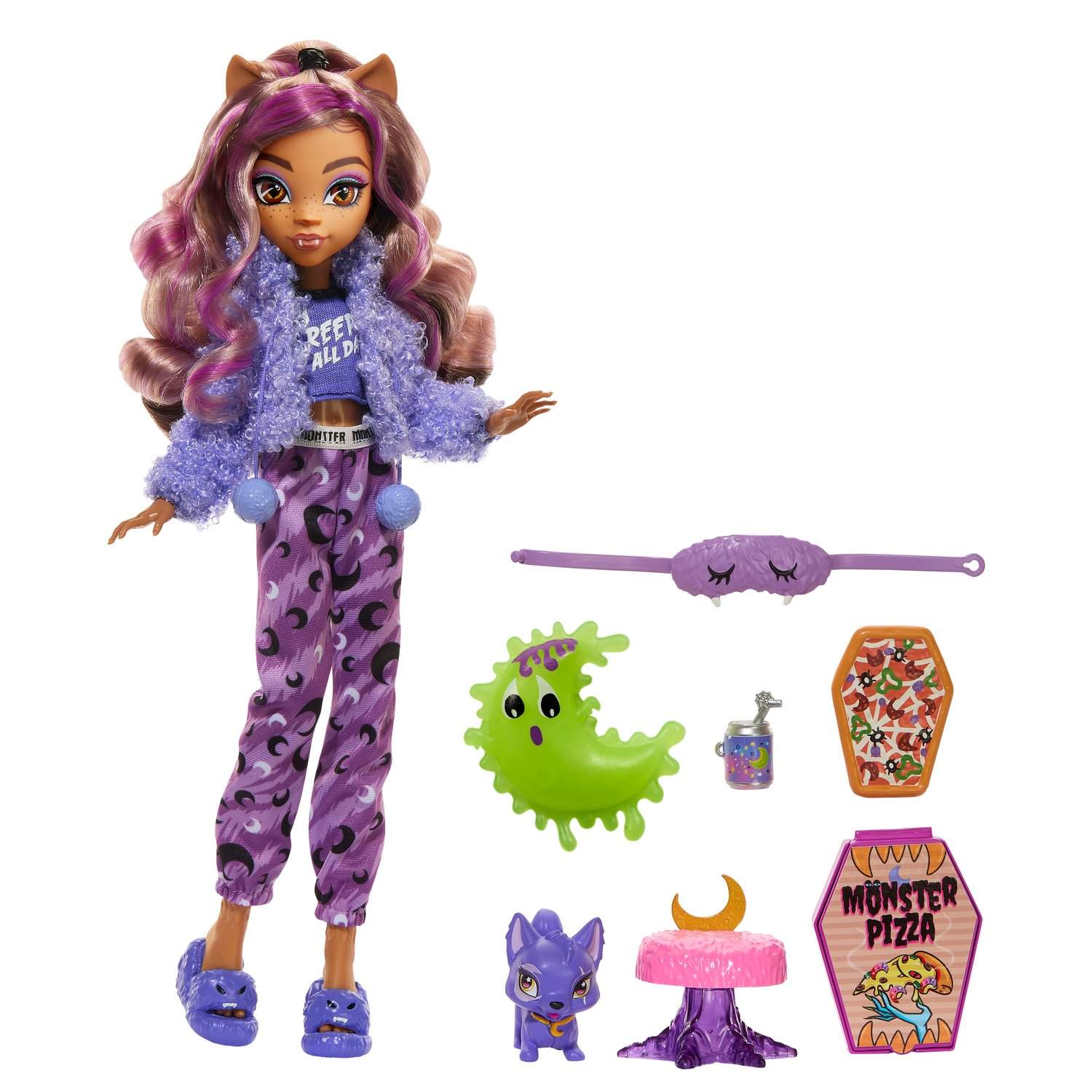 Alternativ bild 1 för Monster High Creepover Doll Clawdeen
