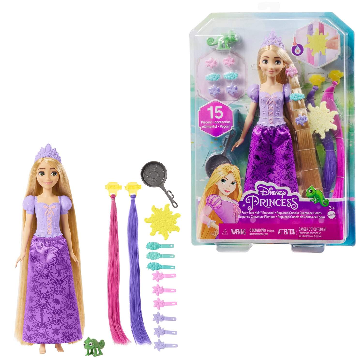 Disney Princess Rapunzel Feature Hår billede