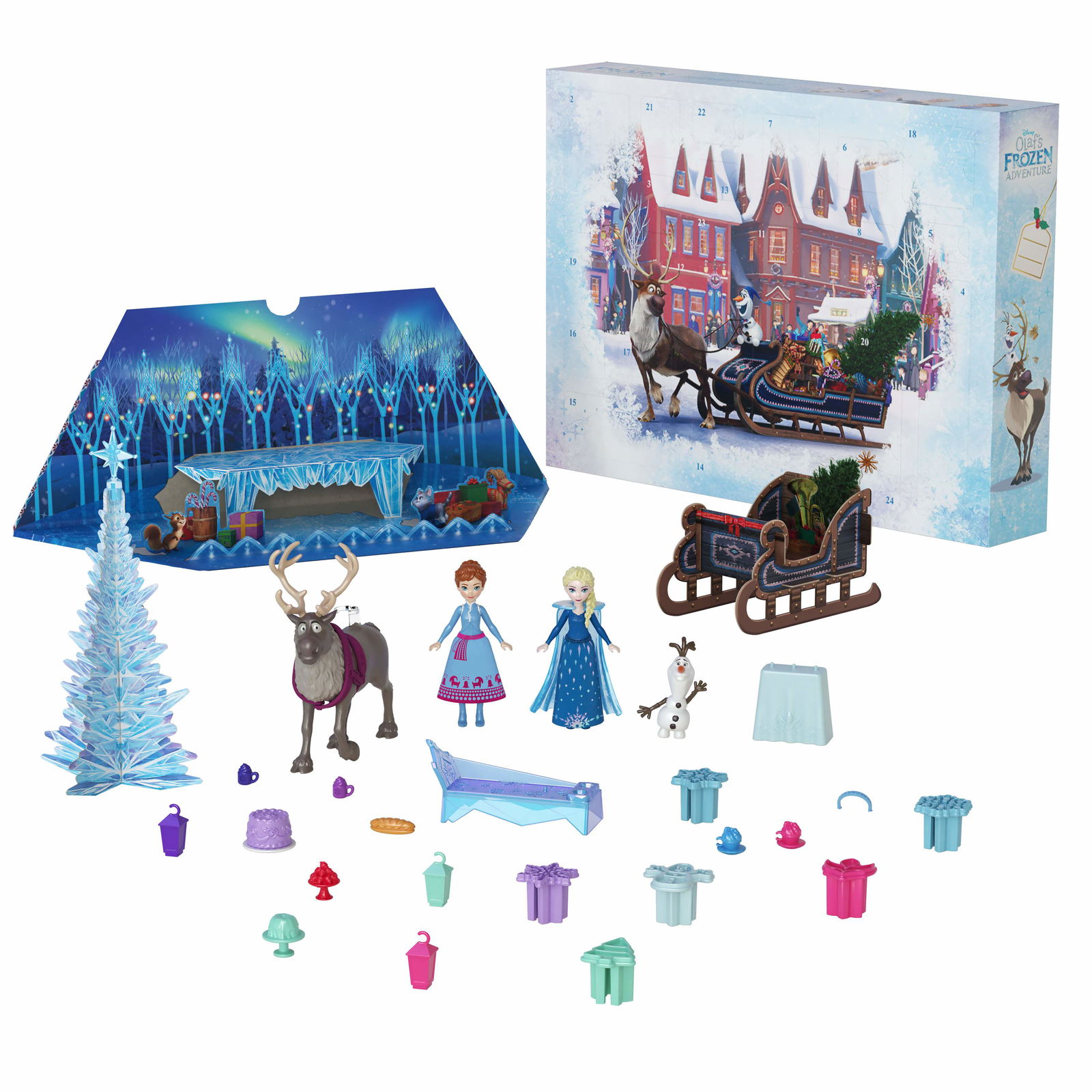 Alternativ bild 1 för Disney Frozen Small Doll Advent Calendar 2024