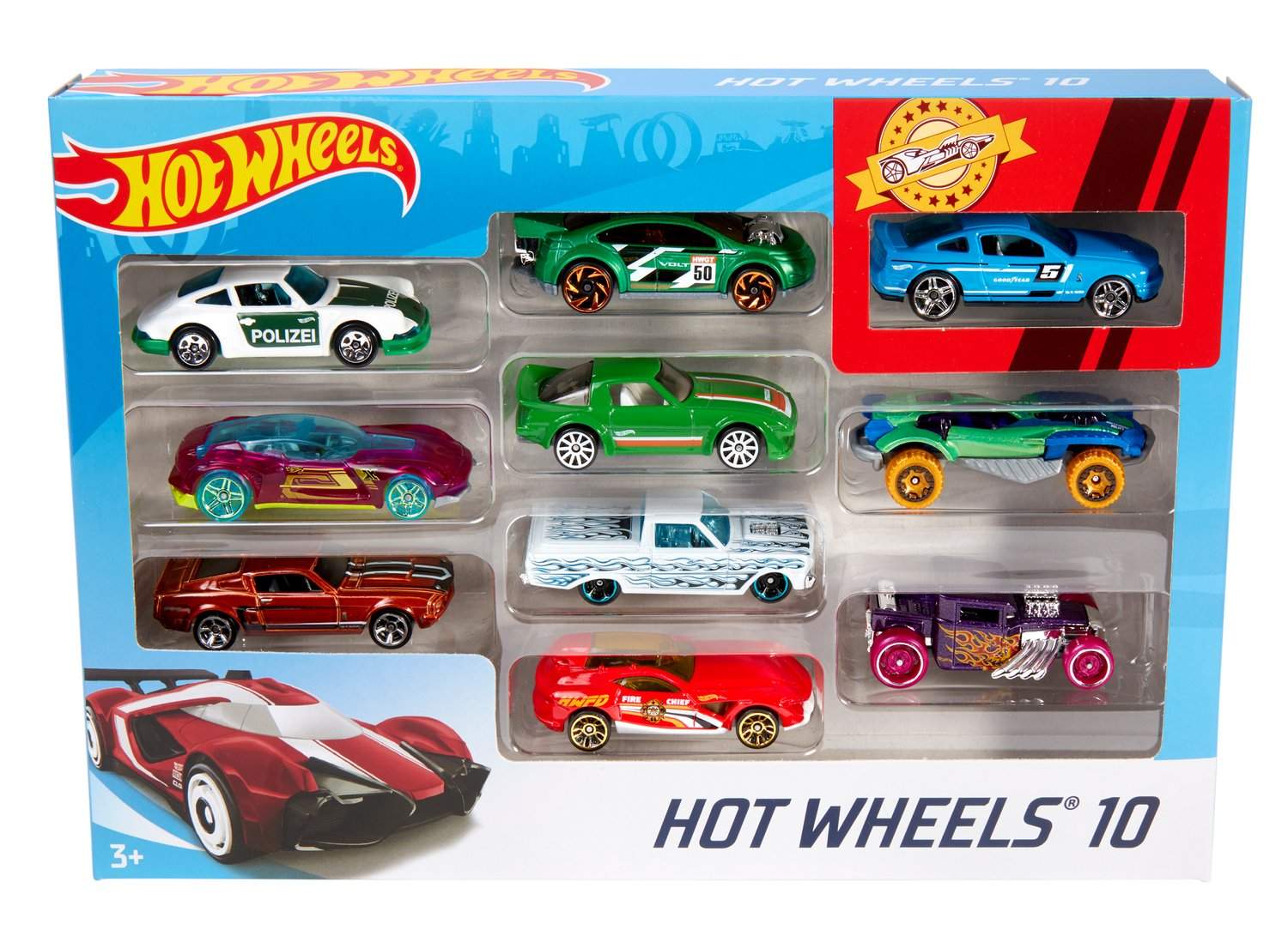 Alternativ bild 1 för Hot Wheels 10-Pack