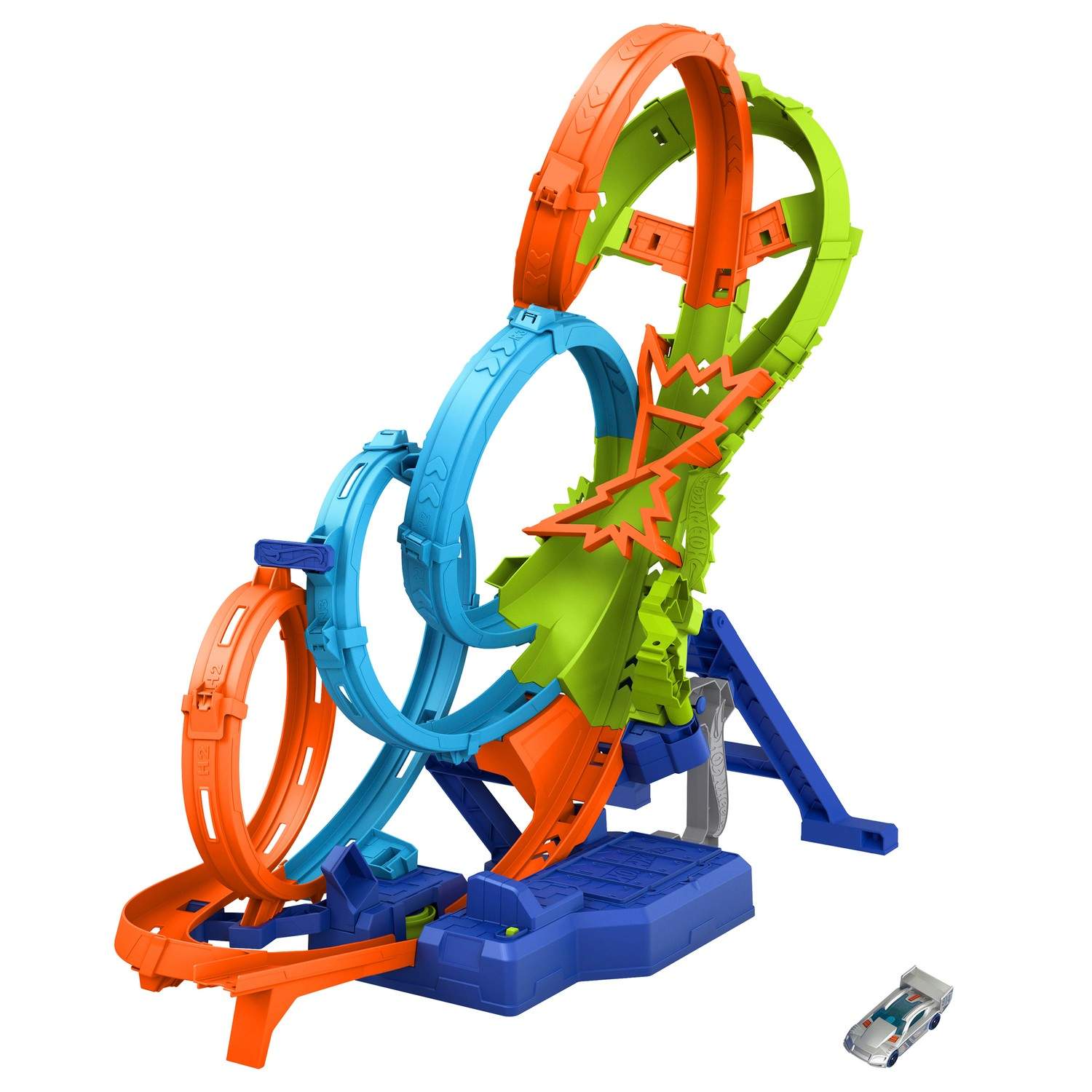 Hot Wheels Action 4 Loop Crash Out-Spor