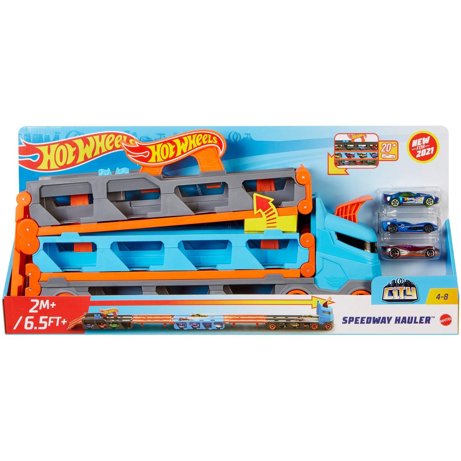 Alternativ bild 1 för Hot Wheels Speedway Hauler Storage Carrier
