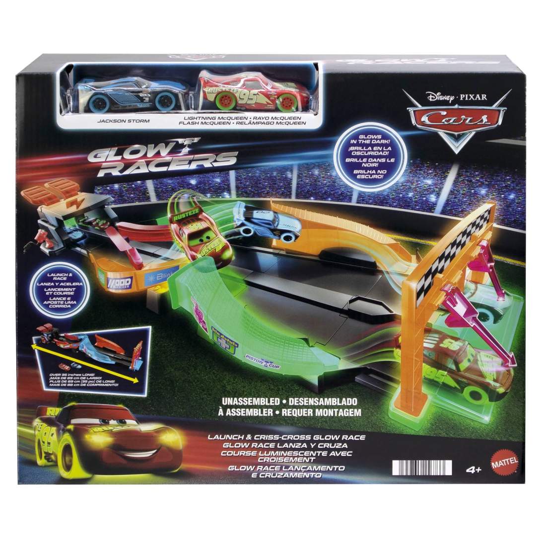 Cars Night Racing Track Set | Leksaker & Spel | Pryloteket