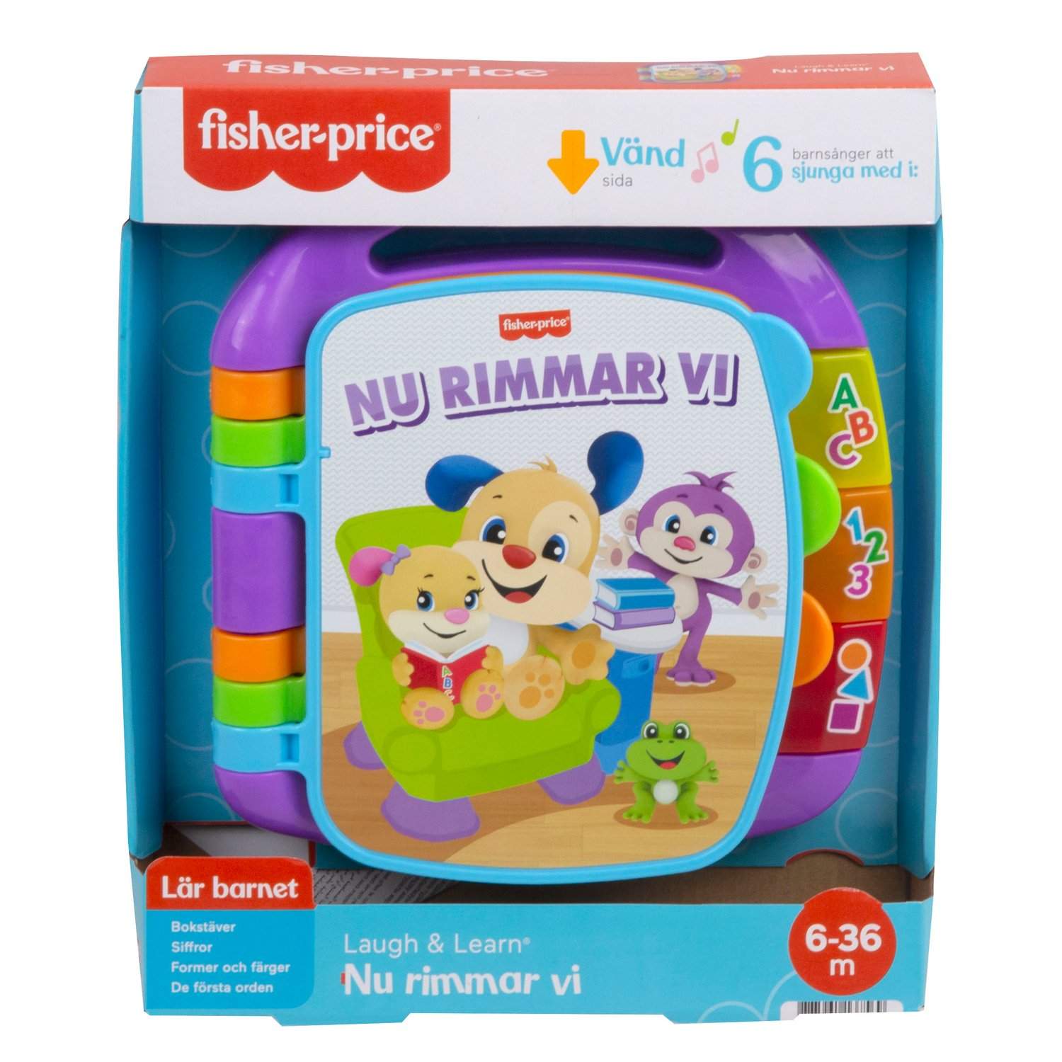 Fisher-Price Storybook Rhymes Bok Svenska | Leksaker & Spel - Leksaker - Babyleksaker | Pryloteket