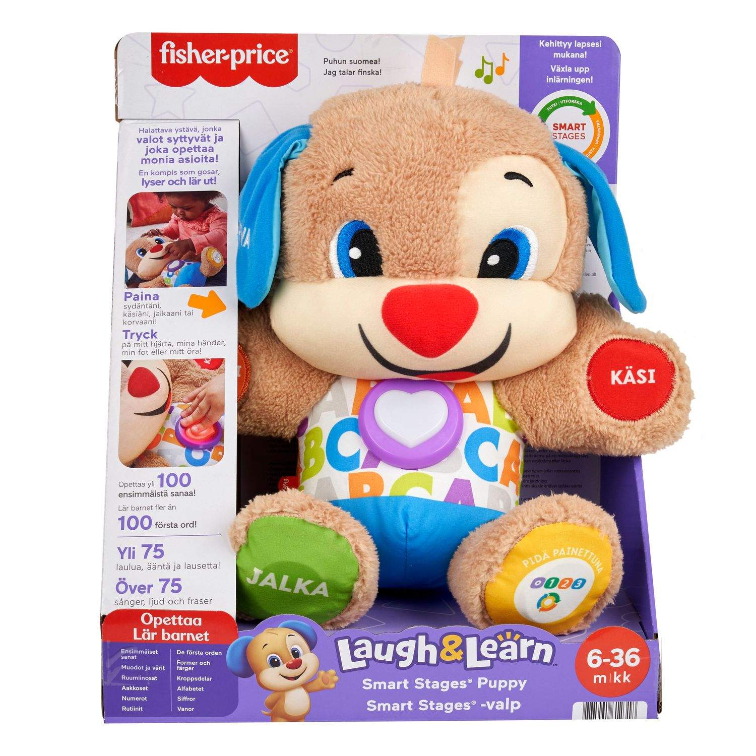 Fisher-Price Laugh & Learn Hundvalp Finska | Leksaker & Spel - Leksaker - Babyleksaker | Pryloteket