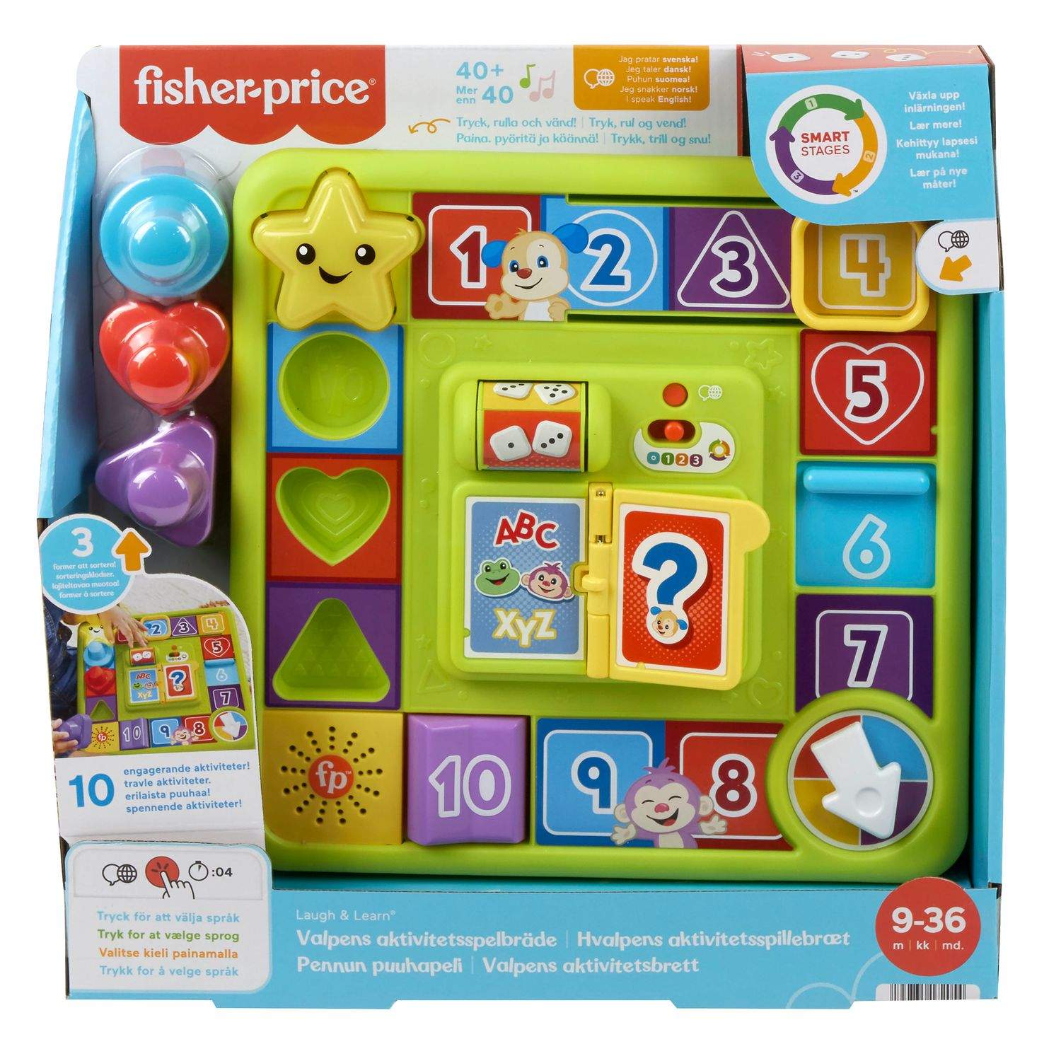 Fisher-Price Laugh&Learn Game Aktivitetsleksak | Leksaker & Spel - Leksaker - Babyleksaker | Pryloteket