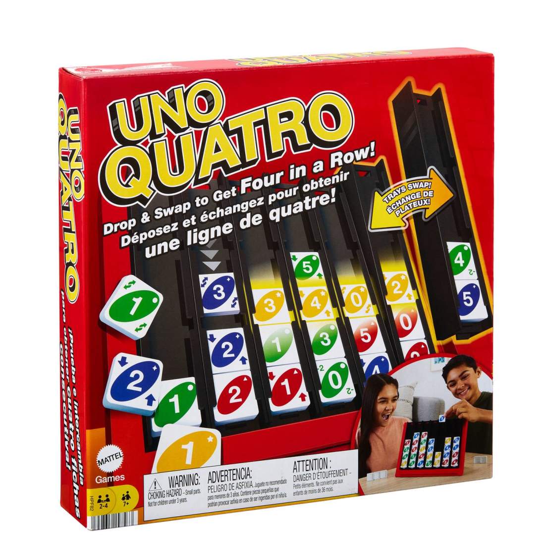 Uno Quatro Kortspel | Leksaker & Spel - Sällskapsspel - Kortspel | Pryloteket