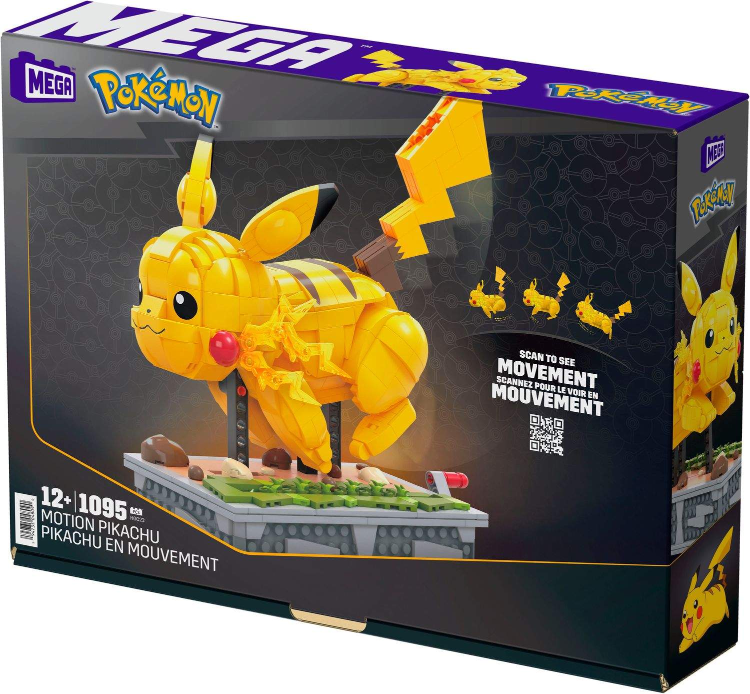 Alternativ bild 1 för Mattel MEGA Pikachu samlarobjekt av Pokémon att bygga HGC23