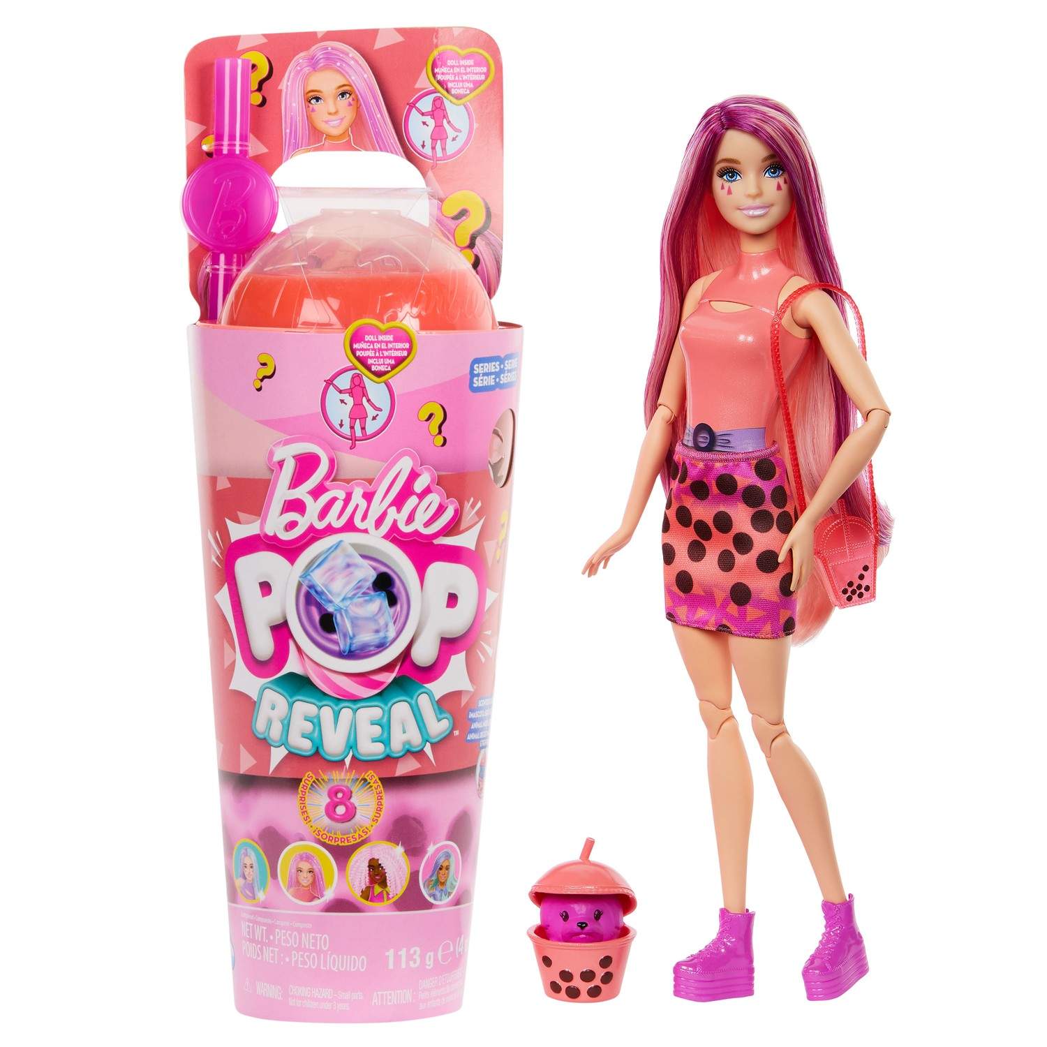 Barbie Pop Reveal Boba Mango Mochi | Leksaker & Spel - Leksaker - Leksaksfigurer & Dockor - Dockor - Barbie | Pryloteket