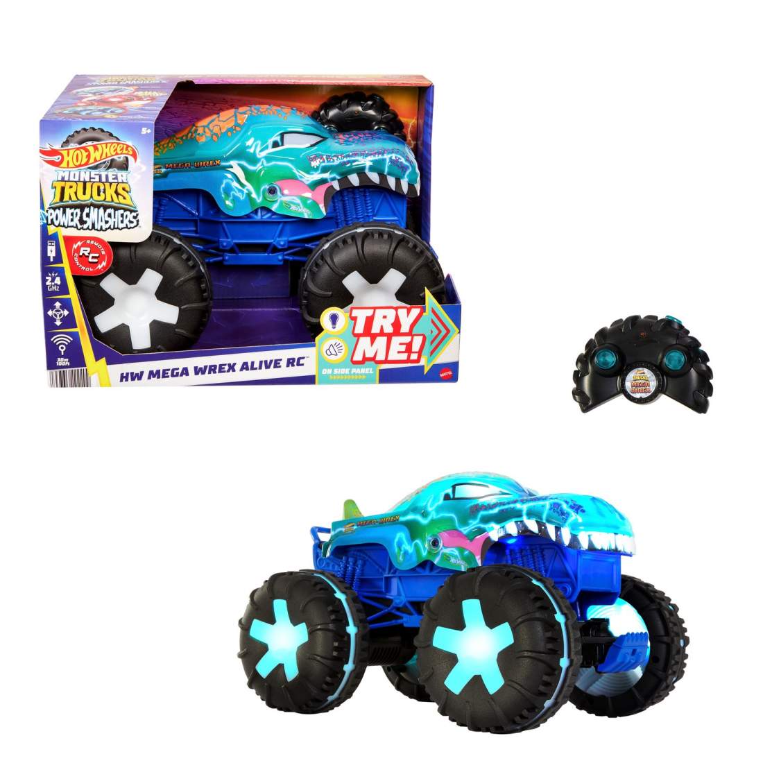 Hot Wheels Monster Trucks Mega Wrex Rc | Leksaker & Spel | Pryloteket