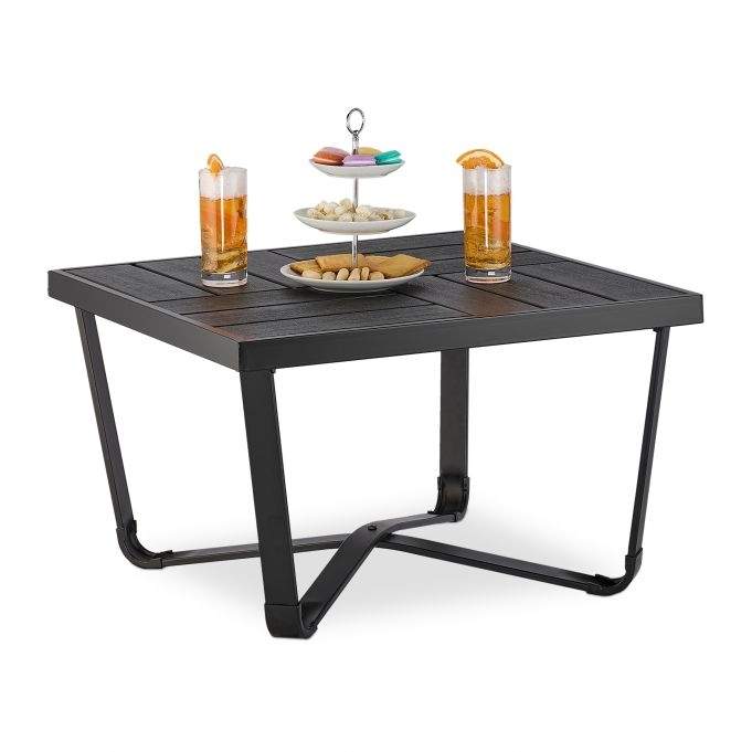 Balkongbord i trälook | Hem & Hobby - Hem & Hushåll - Trädgårdsartiklar - Trädgårdsbord | Pryloteket