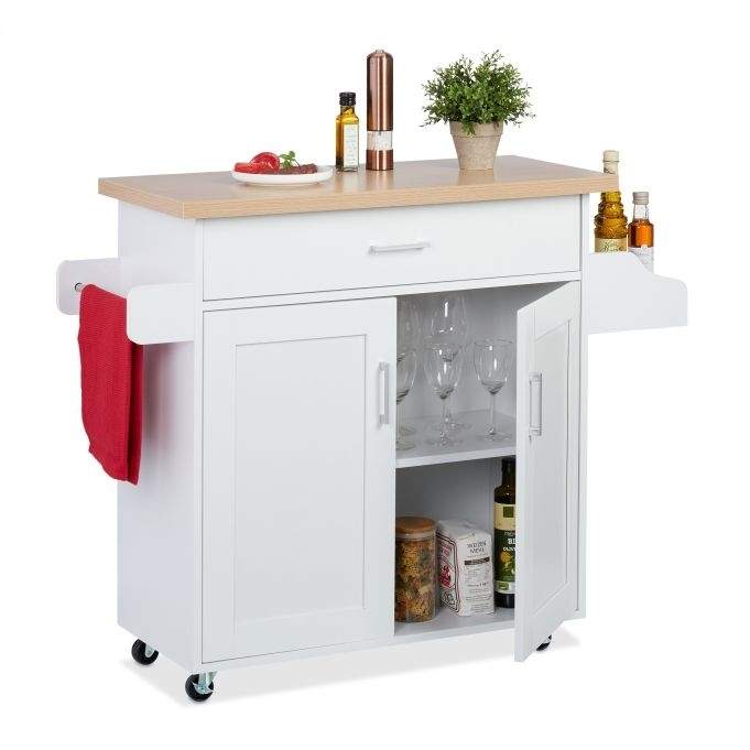 Køkkenvogn med bordplade