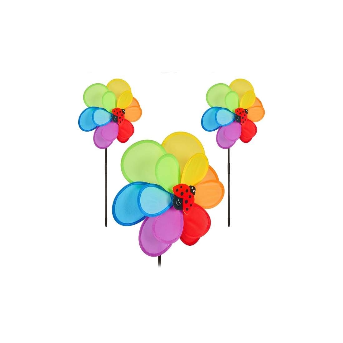 3x pinwheel med nyckelpiga | Hem & Hobby - Husdjur - Katt | Pryloteket