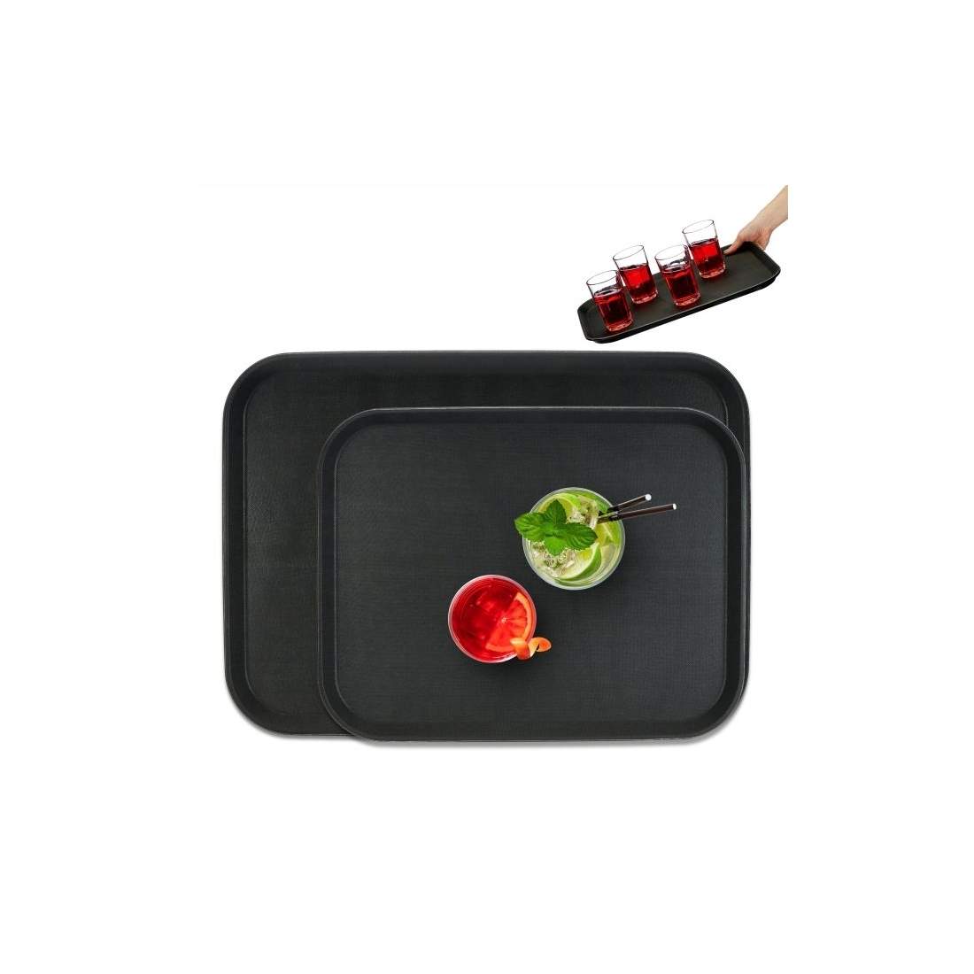 Serveringsbricka set med 2 st | Hem & Hobby - Hem & Hushåll - Kök - Servering | Pryloteket