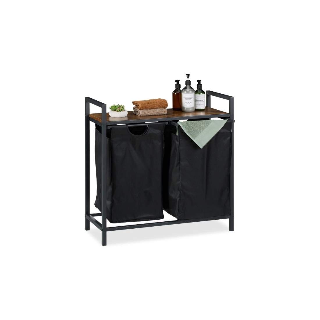 Tvättkorgsställ med hylla | Hem & Hobby - Hem & Hushåll - Tvätt - Tvättkorgar | Pryloteket