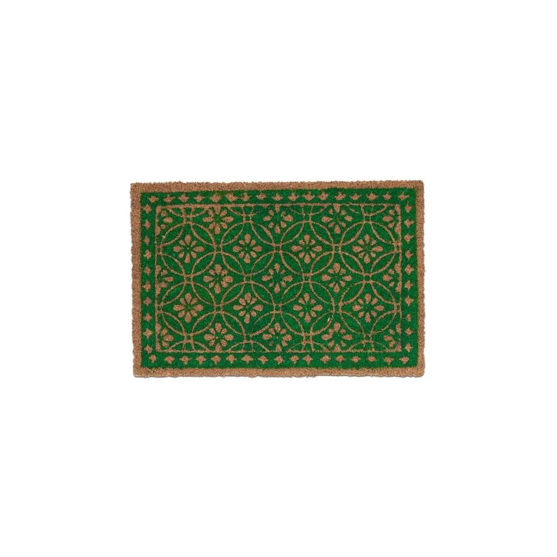 Kokos dörrmatta blommönster | Hem & Hobby - Hem & Hushåll - Inredning & Dekoration - Dörrmattor | Pryloteket