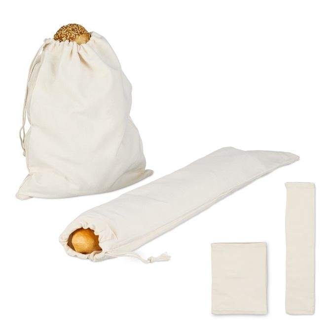 Brødpose sæt med 4 stk