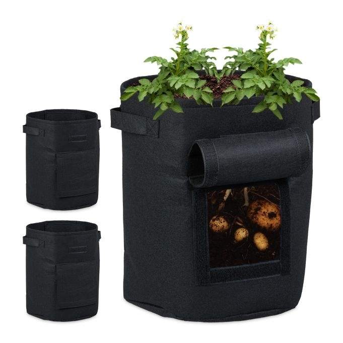 Plantepose i fleecesæt á 3 Ø 30 cm