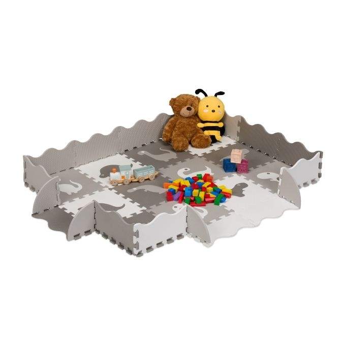 Dinosaur puslespil måtte med kant
