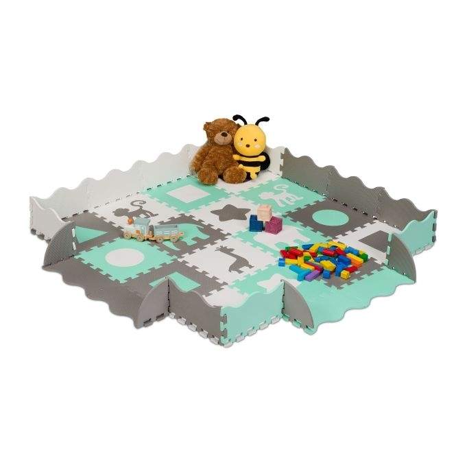 Puslemåtte med kant