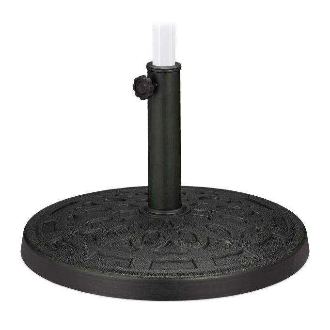 Parasolstativ i støbejernslook