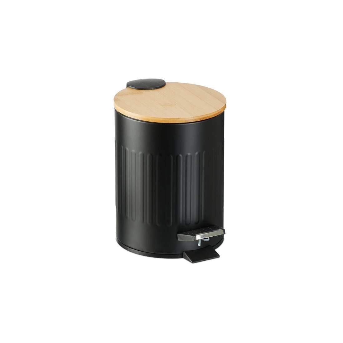 Papperskorg för badrum 3 l med bambulock | Elektronik - Biltillbehör - Bilsystem - Handsfree | Pryloteket